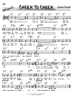 Cheek To Cheek von Irving Berlin (Download) 