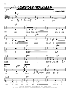 Consider Yourself von Lionel Bart (Download) 