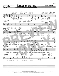 Could It Be You (Download) 