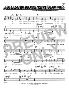 Do I Love You Because You're Beautiful? von Richard Rodgers (Download) 