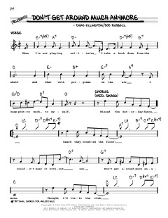 Don't Get Around Much Anymore von Duke Ellington (Download) 