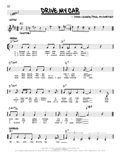 Drive My Car [Jazz version] von The Beatles (Download) 