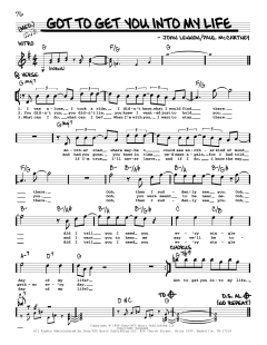 Got To Get You Into My Life [Jazz version] von The Beatles (Download) 