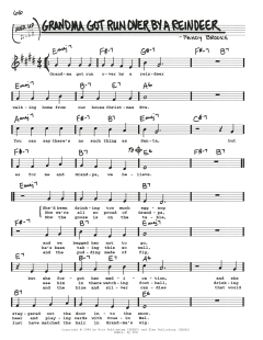 Grandma Got Run Over By A Reindeer von Randy Brooks (Download) 