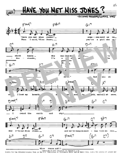 Have You Met Miss Jones? von Richard Rodgers (Download) 