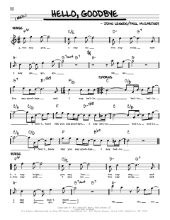 Hello, Goodbye [Jazz version] von The Beatles (Download) 