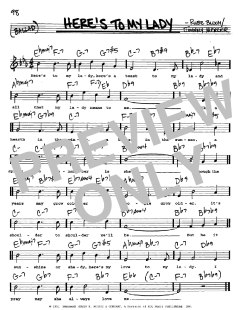 Here's To My Lady von Johnny Mercer (Download) 