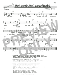 How Long Blues (Download) 