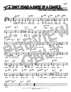 I Don't Stand A Ghost Of A Chance With You von Bing Crosby (Download) 