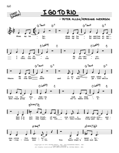 I Go To Rio von Peter Allen (Download) 