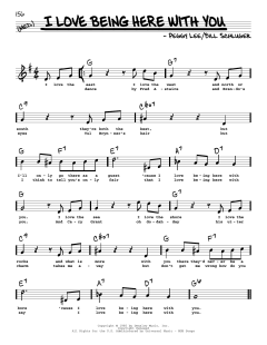 I Love Being Here With You von Peggy Lee (Download) 