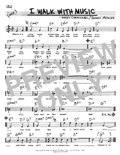 I Walk With Music von Hoagy Carmichael (Download) 