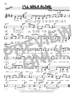 I'll Walk Alone von Sammy Cahn (Download) 