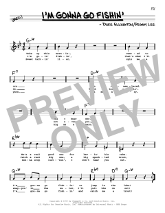 I'm Gonna Go Fishin' von Peggy Lee (Download) 