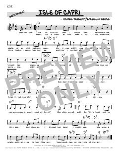 Isle Of Capri von Frank Sinatra (Download) 