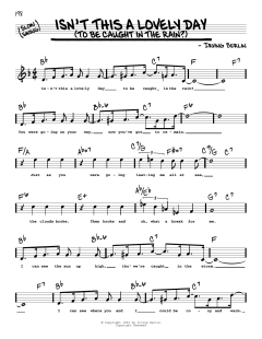 Isn't This A Lovely Day (Download) 