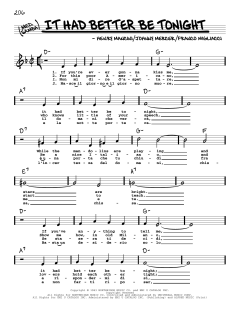 It Had Better Be Tonight von Henry Mancini (Download) 
