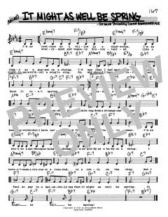 It Might As Well Be Spring von Richard Rodgers (Download) 