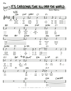 It's Christmas Time All Over The World von Hugh Martin (Download) 