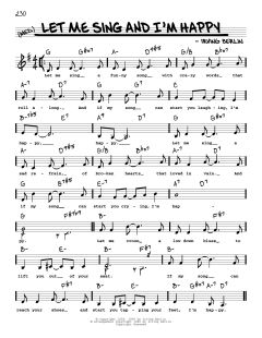 Let Me Sing And I'm Happy von Irving Berlin (Download) 