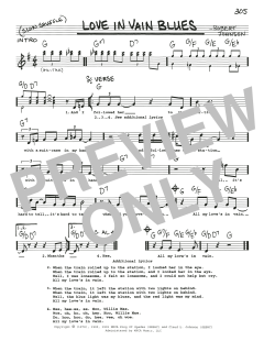 Love In Vain Blues (Download) 