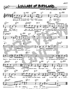 Lullaby Of Birdland von George Shearing (Download) 