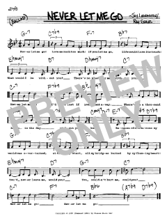 Never Let Me Go von Dinah Washington (Download) 