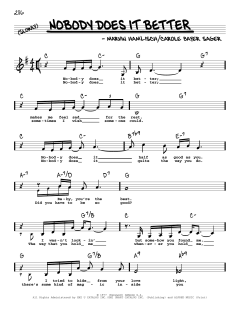 Nobody Does It Better von Carly Simon (Download) 