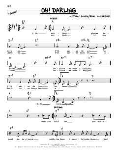 Oh! Darling [Jazz version] von The Beatles (Download) 