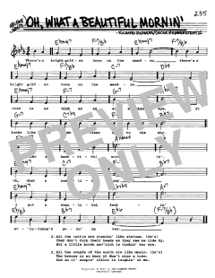 Oh, What A Beautiful Mornin' von Richard Rodgers (Download) 