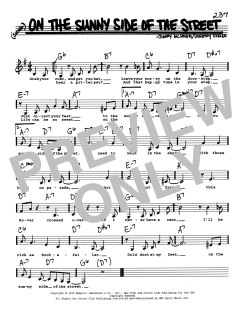 On The Sunny Side Of The Street von Jimmy McHugh (Download) 