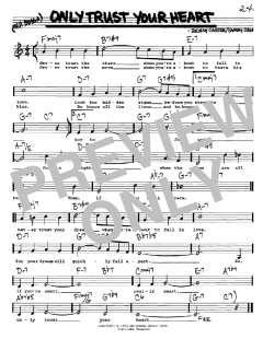 Only Trust Your Heart von Sammy Cahn (Download) 