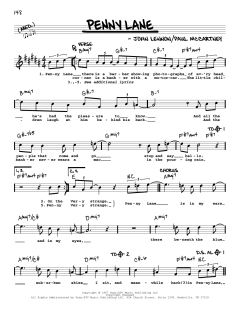 Penny Lane [Jazz version] von The Beatles (Download) 