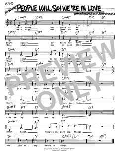 People Will Say We're In Love von Richard Rodgers (Download) 