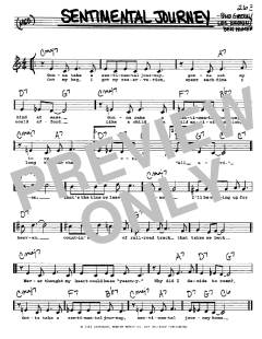 Sentimental Journey von Bud Green (Download) 