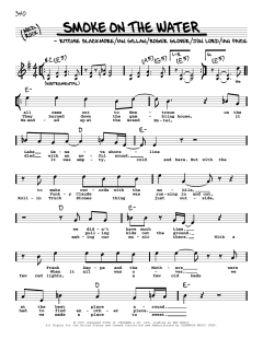 Smoke On The Water von Deep Purple (Download) 