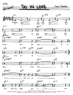 So In Love von Cole Porter (Download) 