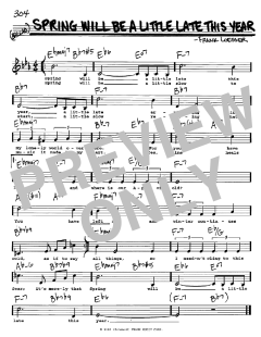 Spring Will Be A Little Late This Year von Frank Loesser (Download) 