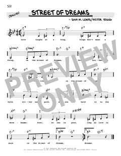 Street Of Dreams von Sam M. Lewis (Download) 