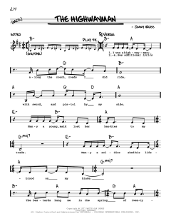 The Highwayman von Jimmy Webb (Download) 