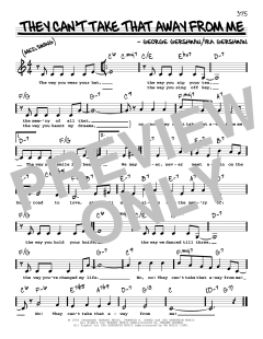 They Can't Take That Away From Me von Ira Gershwin (Download) 