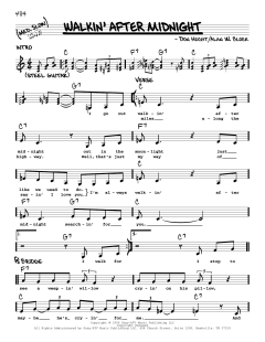 Walkin' After Midnight von Patsy Cline (Download) 