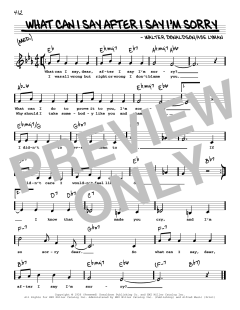 What Can I Say After I Say I'm Sorry von Walter Donaldson (Download) 