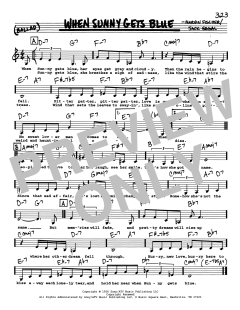 When Sunny Gets Blue von Jack Segal (Download) 