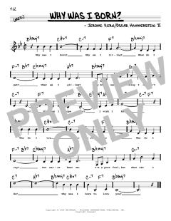 Why Was I Born? von Oscar Hammerstein II (Download) 