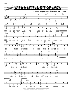 With A Little Bit Of Luck von Alan Jay Lerner (Download) 