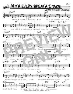 With Every Breath I Take von Leo Robin (Download) 