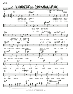Wonderful Christmastime von Paul McCartney (Download) 