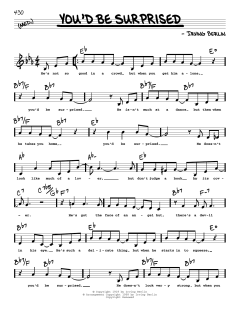 You'd Be Surprised von Irving Berlin (Download) 