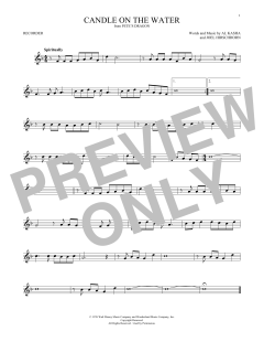 Candle On The Water von Helen Reddy (Download) 